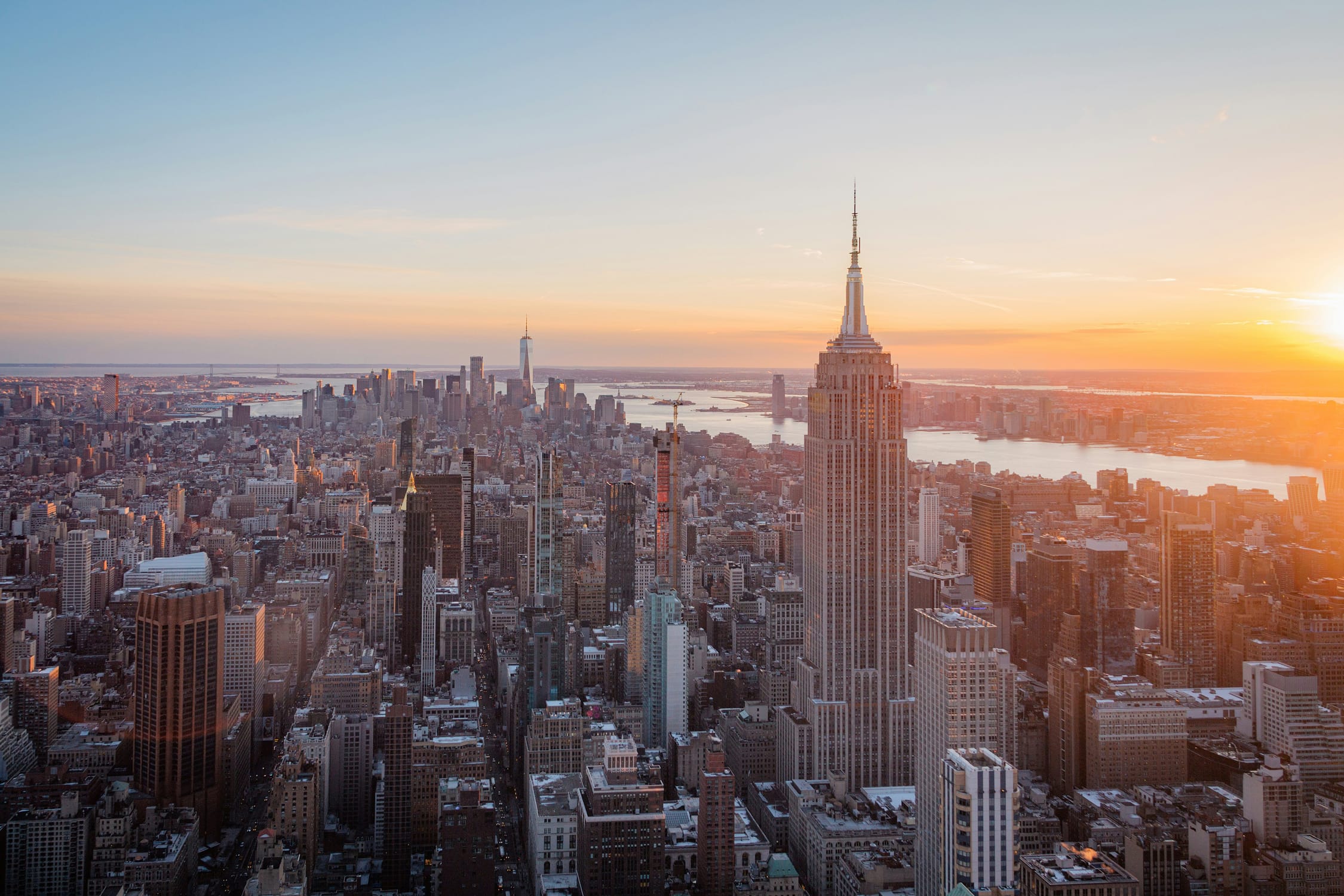 New York City aerial view