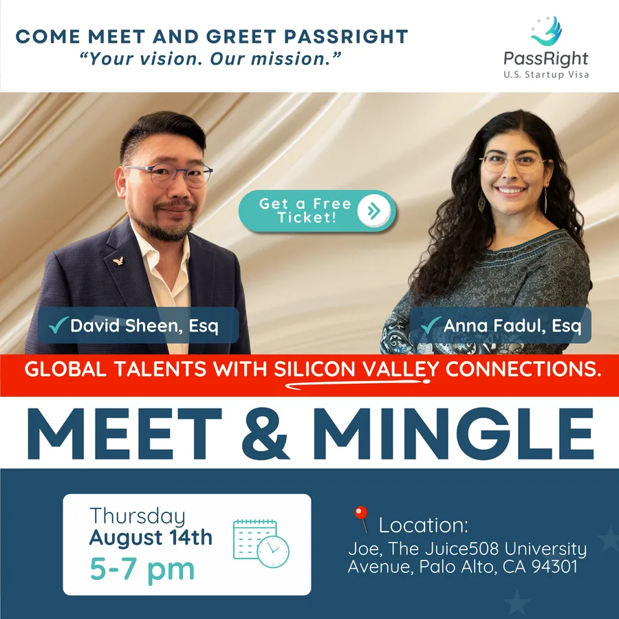 Casual Meetup with PassRight Attorneys - San Francisco Bay Area - event banner